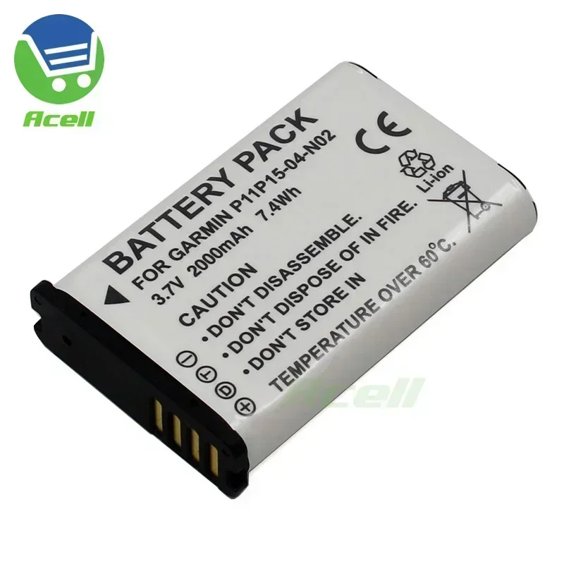 010-11654-03 A83049 Battery for GARMIN Atemos 100 Monterra 680t 650t 610t 600t Alpha 100 200i 300i Handheld GPS VIRB Camera