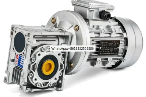 Three-cylinder piston air motor with worm gear reducer, high torque, low speed, industrial grade, strong explosion-proof