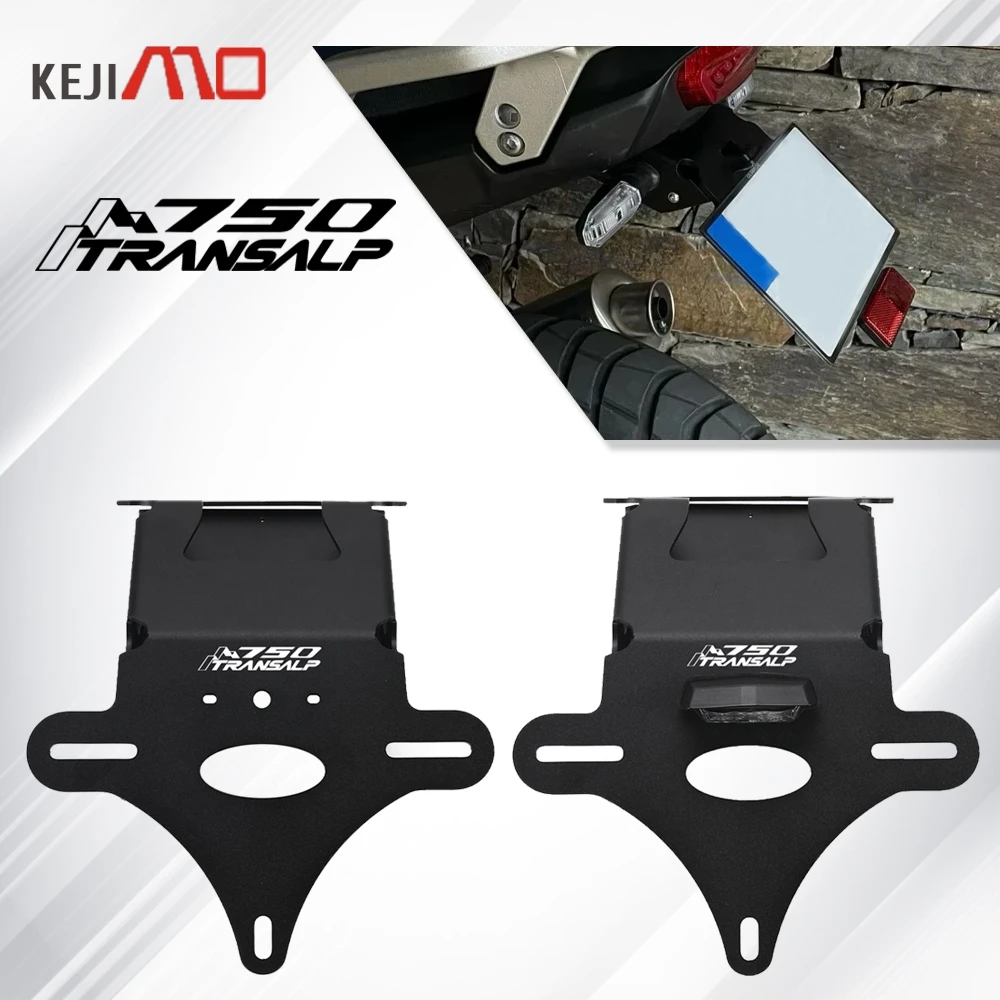 

License Plate Holder For Honda XL750 TRANSALP 2023-2025 2026 Motorcycle Fender Eliminator Tail Frame Registration Holder Support