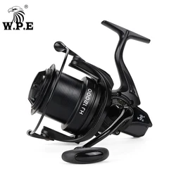 W.P.E HJ Carp Fishing Reel 12000/14000 7+1 Ball Bearings 4.1:1 Gear Ratio Spinning Fishing Reel Full Metal Spoon Carp Fishing