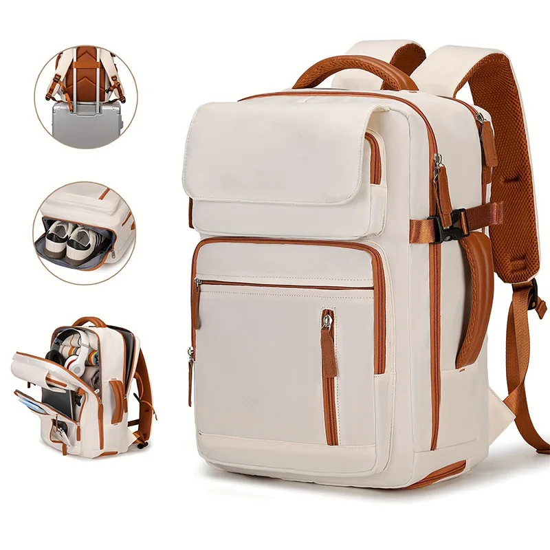 travel-backpack-adjustable-strap-design-shoe-backpacks-156-inch-laptop-bag-everyday-backpacks-multi-pocket-compartment