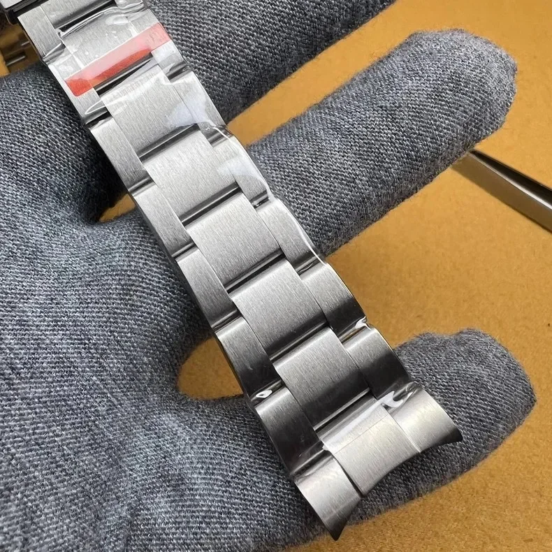 حزام ساعة نظيف 904L من الفولاذ المقاوم للصدأ مقاس 20 مم للاستبدال في الغواصة 116610   انزلاق مشبك قابل للطي