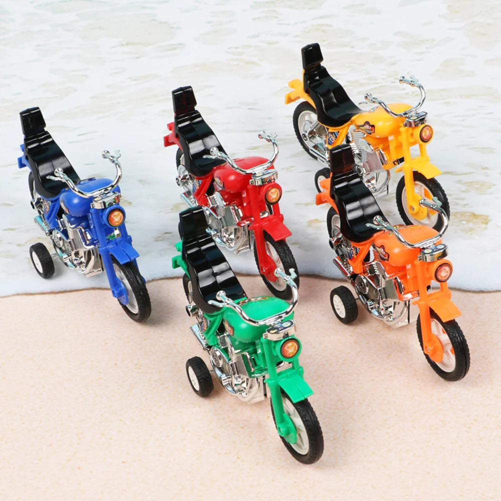 4 Pcs Cars Toys Early Educational Mini Motorcycle Model Friction Powered Kids Motorbike Toddler