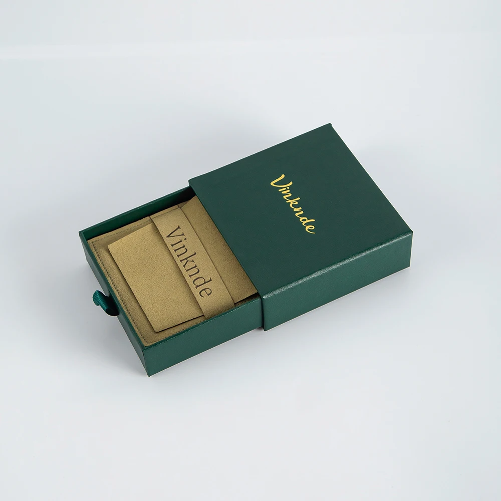 

Custom Logo Microfiber Envelope Bag Cardboard Drawer Jewelry Gift Box Set Travel Packaging Bracelet Ring Necklace Boxes Pouches