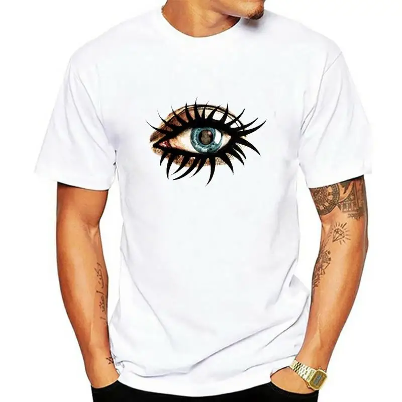 T-SHIRT Clockwork Orange EyeMen's & Women's Tees in  (LazyCarrot) eyeball makeup stanley kubrick film classic horror movie