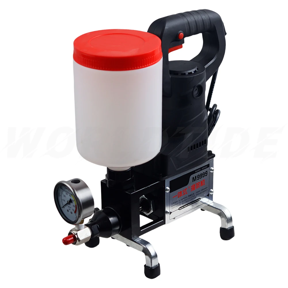 Imagem -04 - Pressão Epoxy Grooting Machine Epóxi e Poliuretano Espuma Bomba de Injeção Reparação Crack e Plugging Machine 220v 1100w Ec-9999 Alta