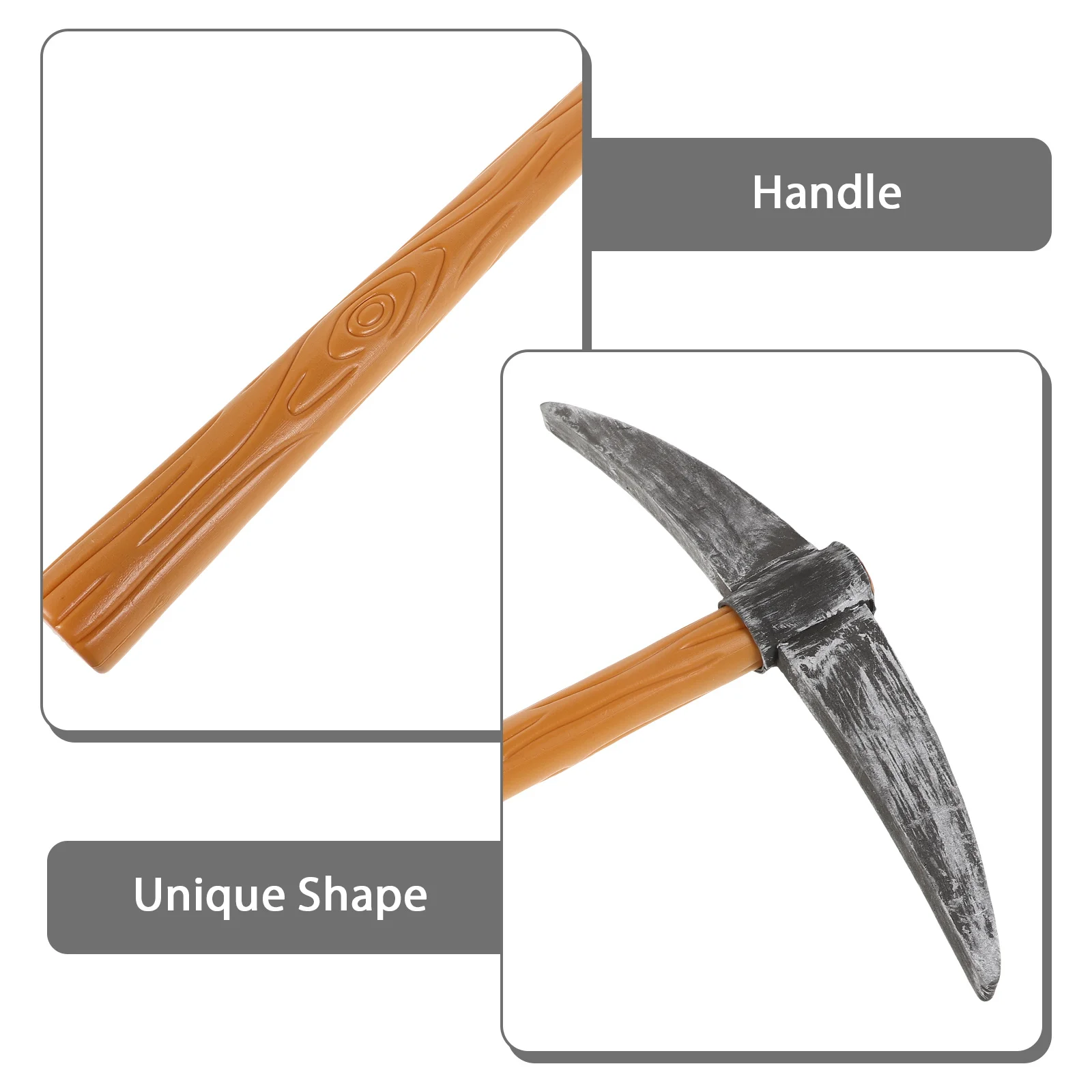 قطعتان من أدوات الفأس المزيفة المزخرفة مثالية لدعائم التصوير الفوتوغرافي وعروض المسرح أداء التقاط لصالح الحفلات،