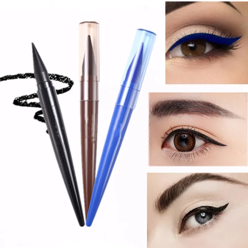 Neue 1Pc Eyeliner Flüssigkeit Stift Wasserdicht Langlebige Schnell Trocknend Glatte Make-Up Schönheit Matte Eyeliner Stempel Auge Bleistift