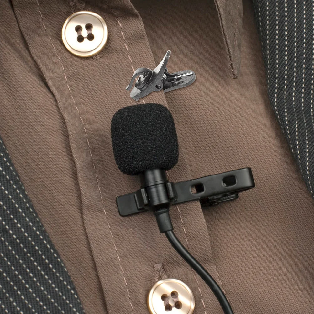 

15pcs Microphone Clips Plastic Cable Holder For Mic Wire Management Secure Clothing Mount Small Cord Clip Lapel Headphone