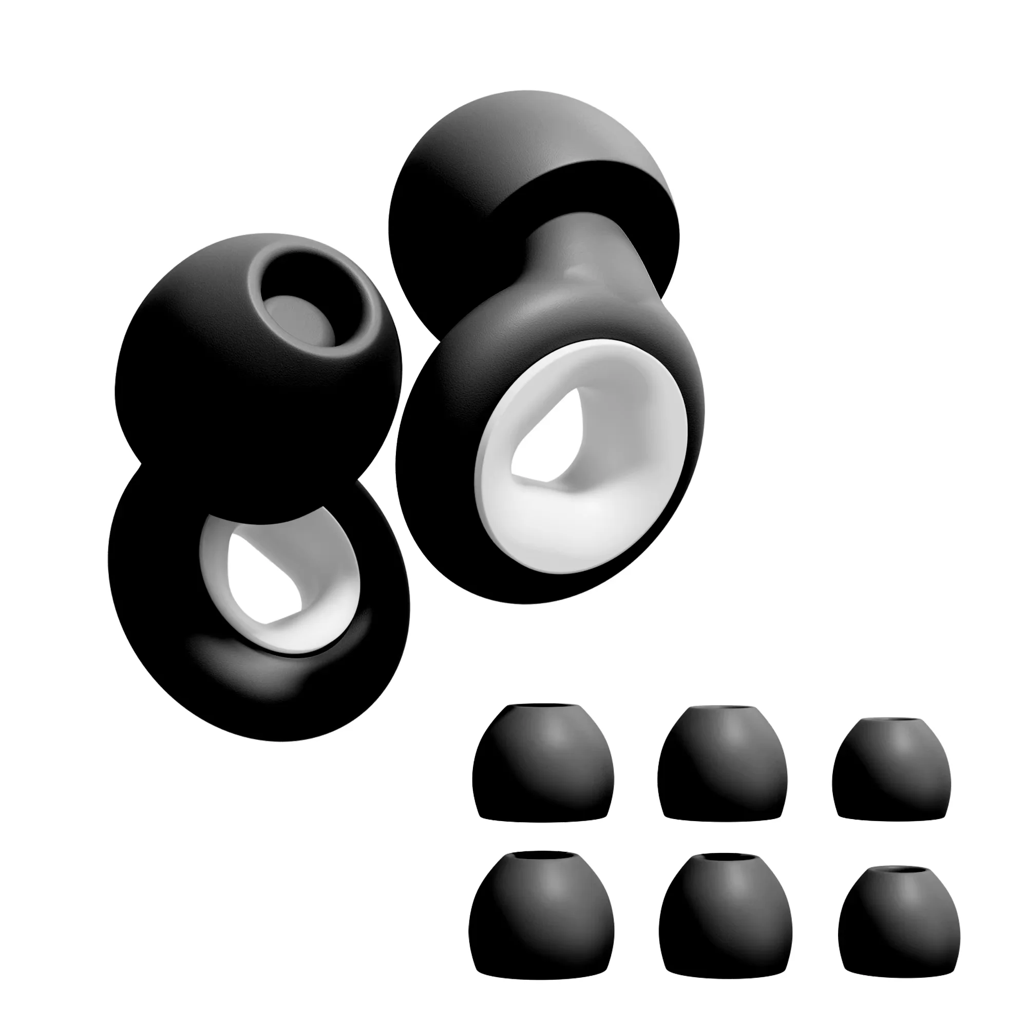 

HUAK High-Fidelity Ear Plugs Reusable Noise-Reducing Earplug for Sleep Travel Noise Sensitivity Hearing Protection