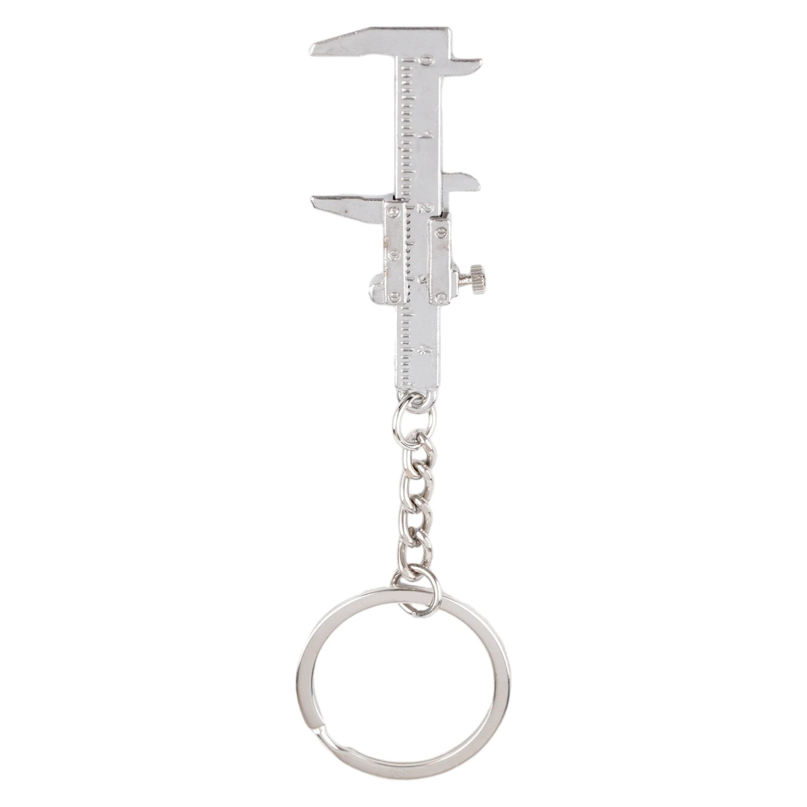 Zinc Alloy For Mini Vernier Caliper Keychain for Simple Gauging Tasks Designed for Portability and Keychain Compatibility