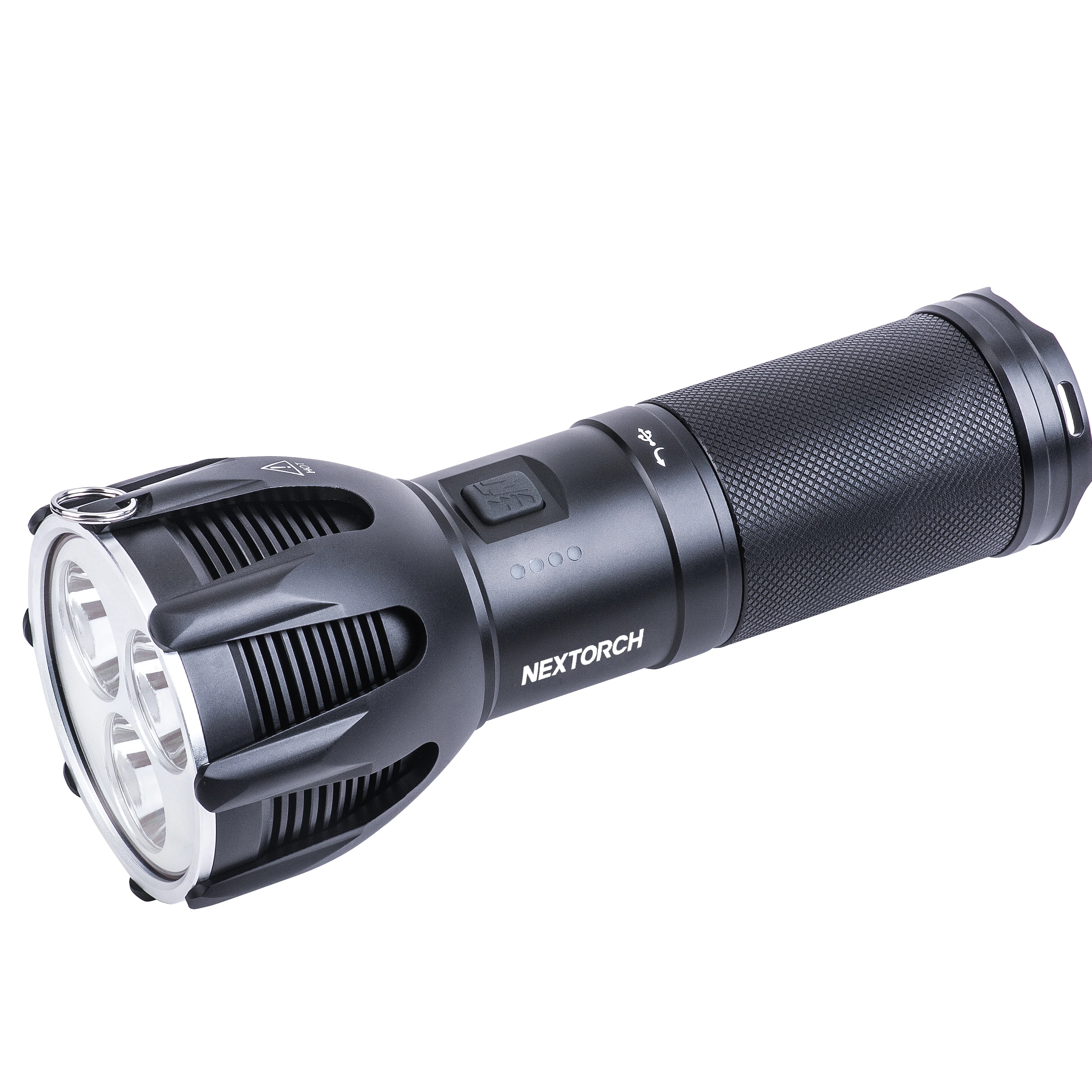 For NEXTORCH Search Torch 8000lm Saint Torch 30 V2 Super Bright LED Flashlight Powerbank Aluminum Alloy Body Camping Searchlight