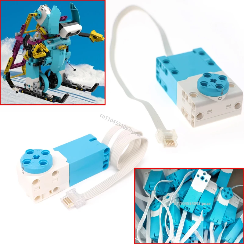 1-3Pcs SPIKE Core Motors 45678 45602 Large/Medium Motor Parts DIY Servo Education Bricks for School Electronics Toy Kids Gift