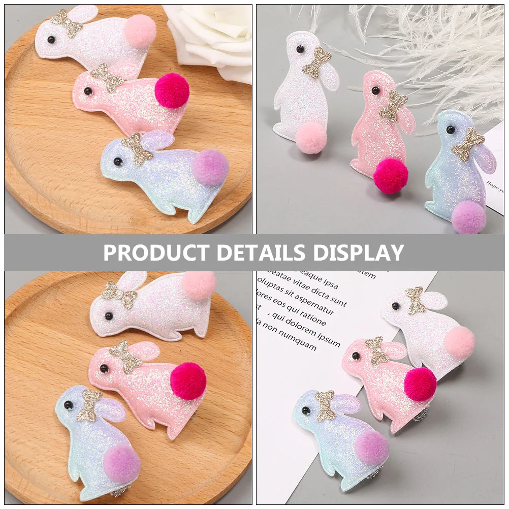 

3pcs Sequins Chic Baby Hair Clips Durable Kids Hairpin Party Festival Decoration Gift For Girls Fashion Head Accessories Lovely