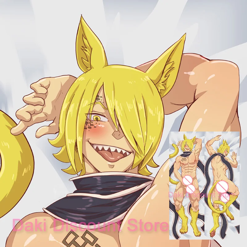 

Двусторонняя наволочка Dakimakura Jackal с принтом аниме в натуральную величину