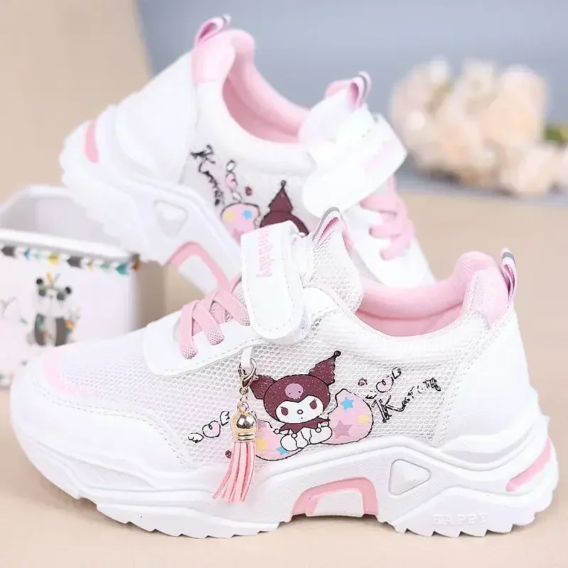 

Sanrio hello Kitty Cartoon Casual Shoes Y2K Running Shoes Girls boy Sneakers Kuromi Spring Summer children Board Shoes