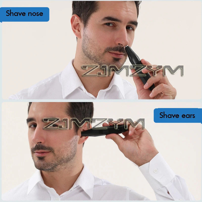 프로 USB 충전식 무선 코 헤어 트리머, 코 헤어 제거 기계, 휴대용 코 헤어 가위