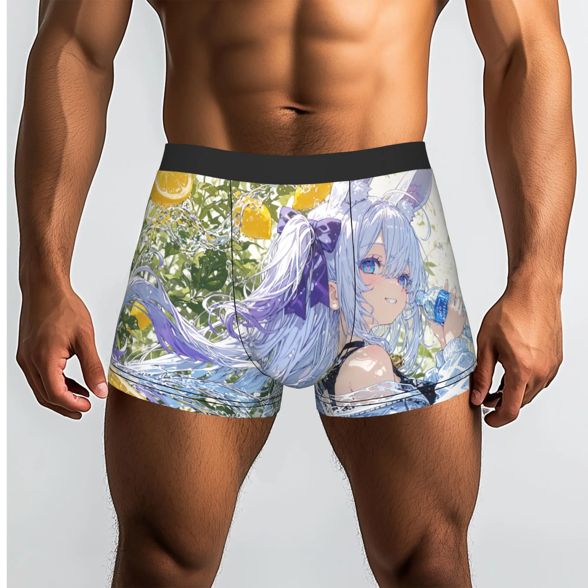 Popular Anime Bunny eared Girl boxers  adults 18 plus Underpants Homme Panties Men's Underwear Comfortable Shorts Boxer Briefs