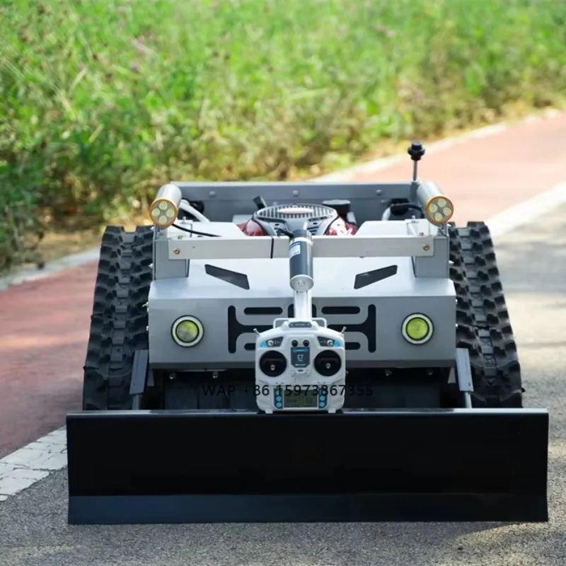 Remote Control Lift High Efficiency New Remote Cheap Robotic Remote Control Lawn Mower Crawler