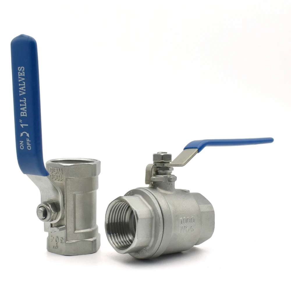 

1/4 "3/8" 3/4 "1" 1-1/4 "1-1/2" 2 "BSPTS304 SS316L Stainless Steel Sanitary Ball Valve Straight Through Type