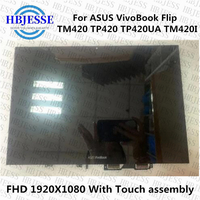 14.0 LCD for For Asus VivoBook Flip 14 TM420 TM420U TM420I TM420IA TP420 TP420UA Touch Digitizer LED Display Screen Assembly