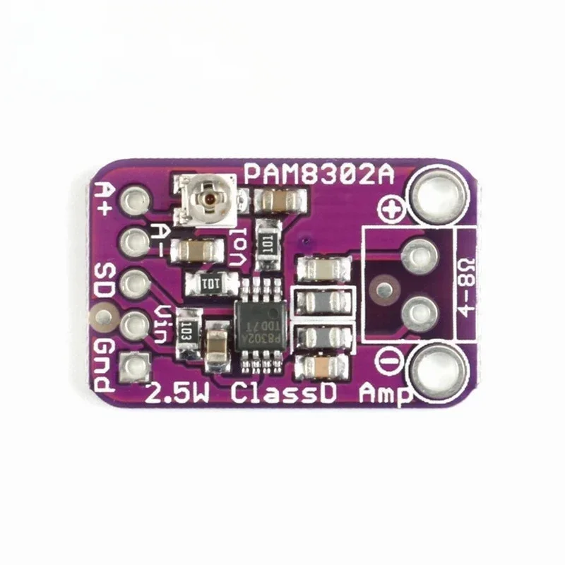 10pcs 2130 Mono 2.5W Class D Audio Amplifier - PAM8302 module Mono 2.5W Class D Audio Amplifier - PAM8302