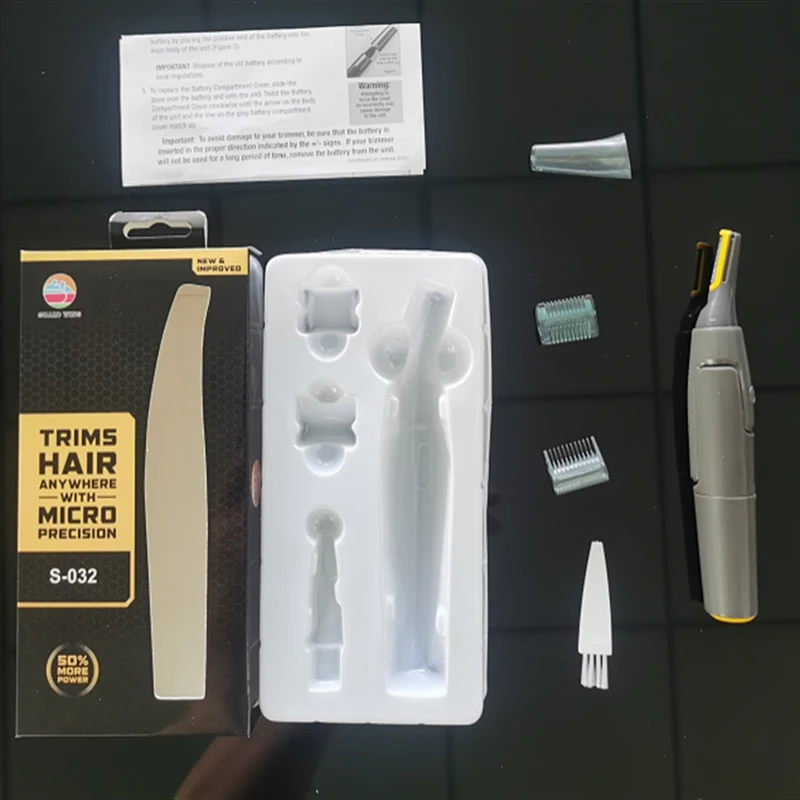 Elektrisches Rasier nasenohr, Trimmer sichere Gesichts pflege wiederauf ladbarer Nasen haars ch neider für Männer Pflege werkzeug