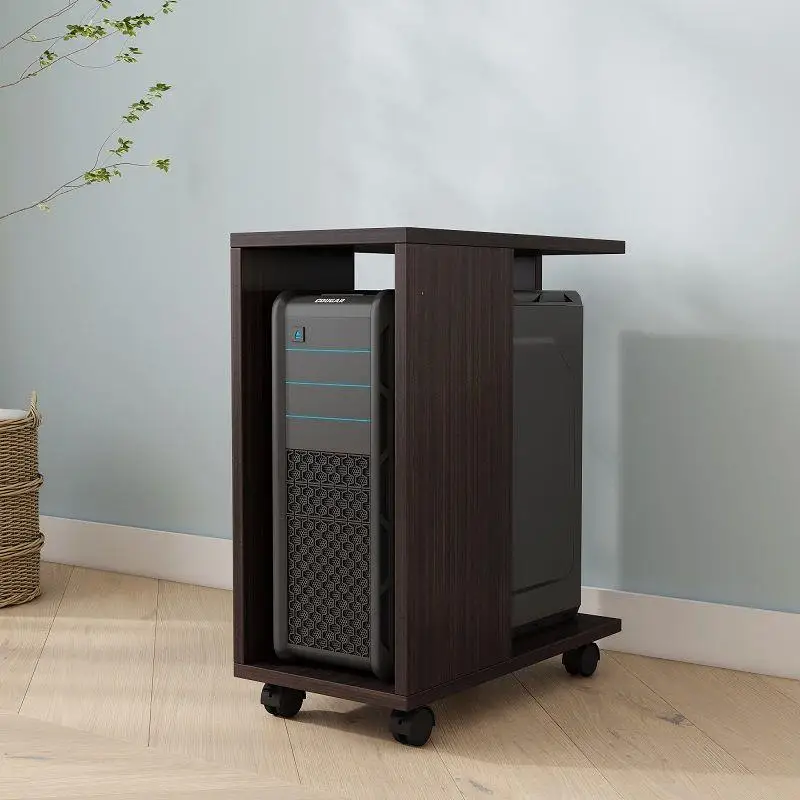 Computer host placement cabinet, tray storage, host case, trailer, heat dissipation host