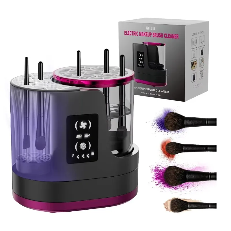 

Portable USB 3-in-1 Electric Makeup Brush Cleaner & Dryer Deep Cleaning Beauty Brush Set