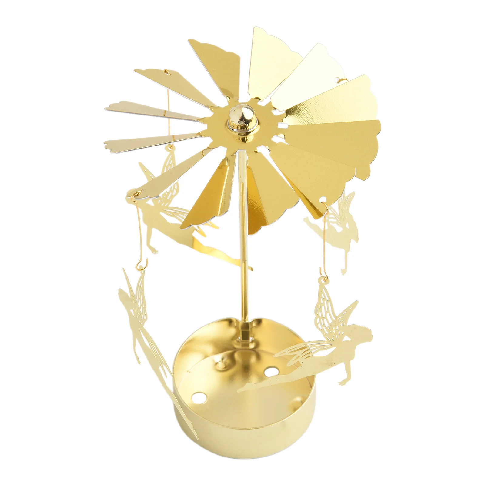 Candle Holder Candlestick Fantastic Decoration Automatically Rotates Decorative Candle Holder Easy To Assemble Living Rooms New