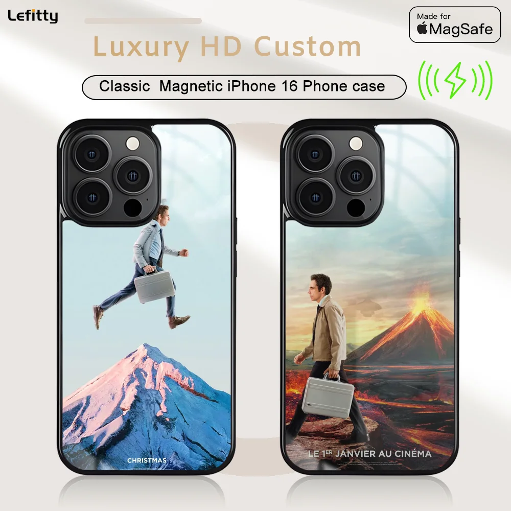 

Cool D-Dreamer Phone Case For iPhone 16 15 14 13 12 11 Pro Max Plus Mini Magnetic Magsafe Wireless Charging Cover