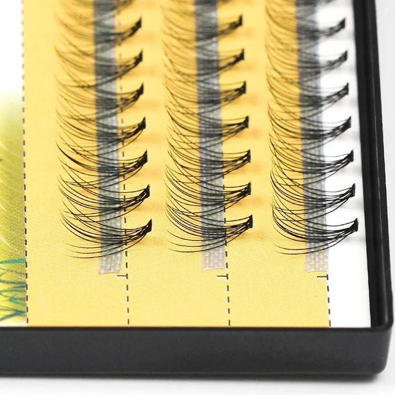 10D Individual Eyelash 60 Bundles/Box 0.1/0.07mm Eyelash Extension Natural Lash Clusters Makeup Eyelashes wholesale