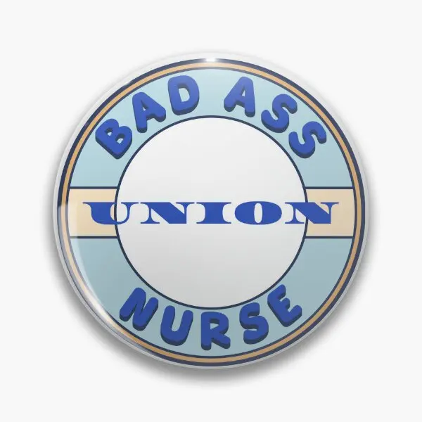 Bad Ass Union Nurse Soft Button Pin Women Fashion Creative Decor Hat Gift Collar Cartoon Metal Funny Cute Jewelry Clothes Lover