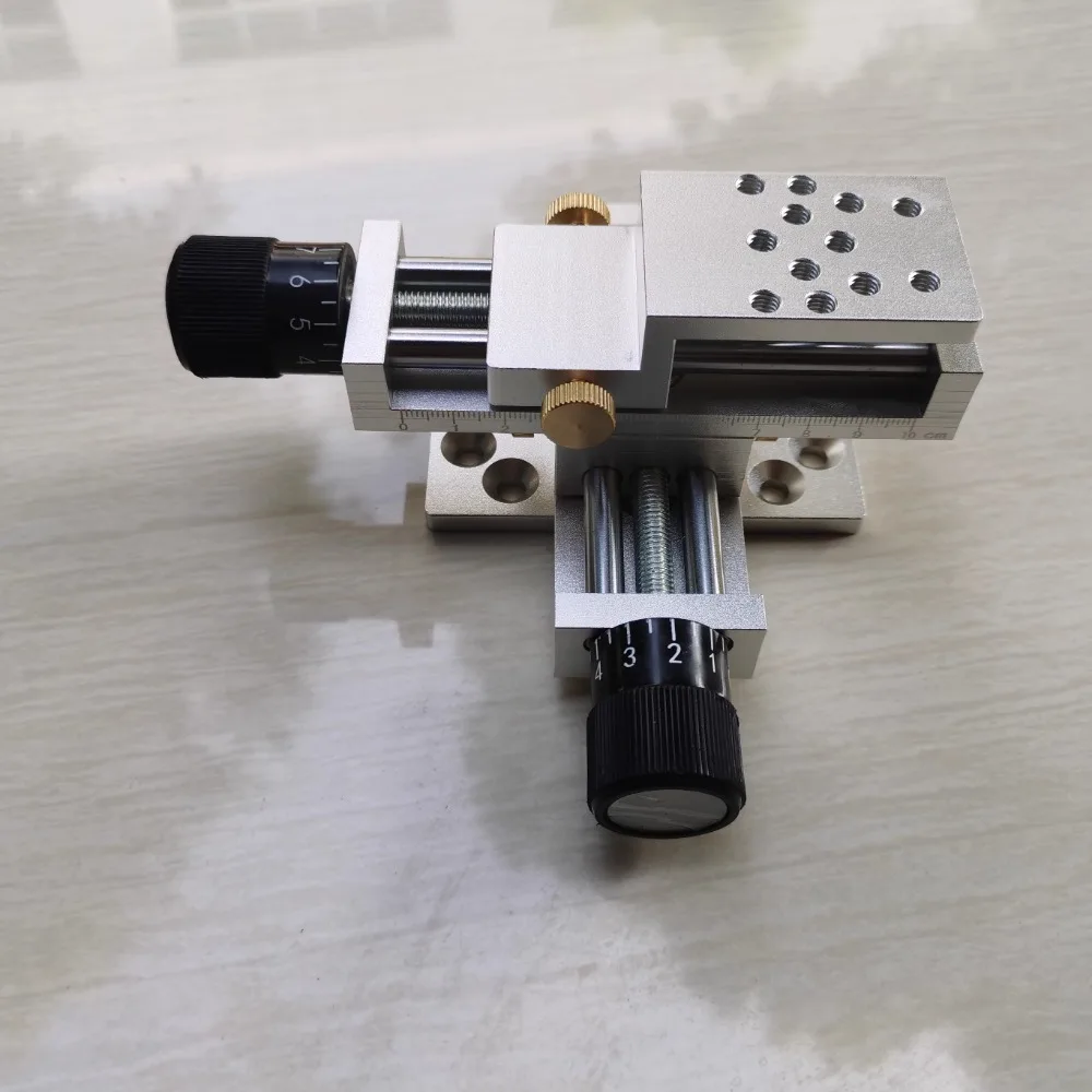 Industrial equipment inkjet printer special nozzle fine adjustment bracket linear cross slide xy axis