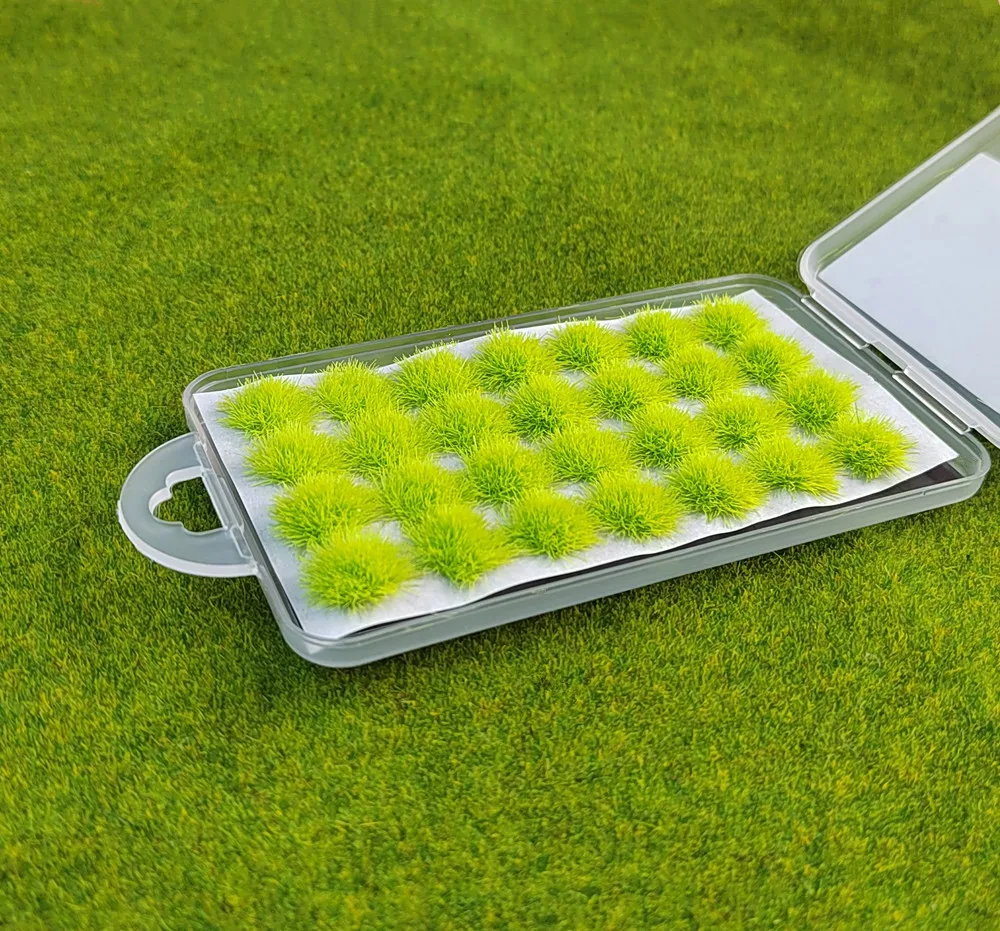 104/35/28/5pcs model scene grass needle straw frame irregular military layout model of vegetation bushes Microlandscape model