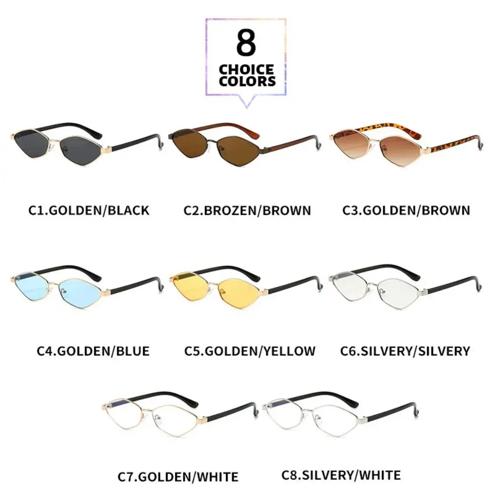 مصمم جديد مسدس نظارات شمسية إطار صغير فاخر ظلال الشمس نظارات ريترو السفر UV400 النظارات في الهواء الطلق