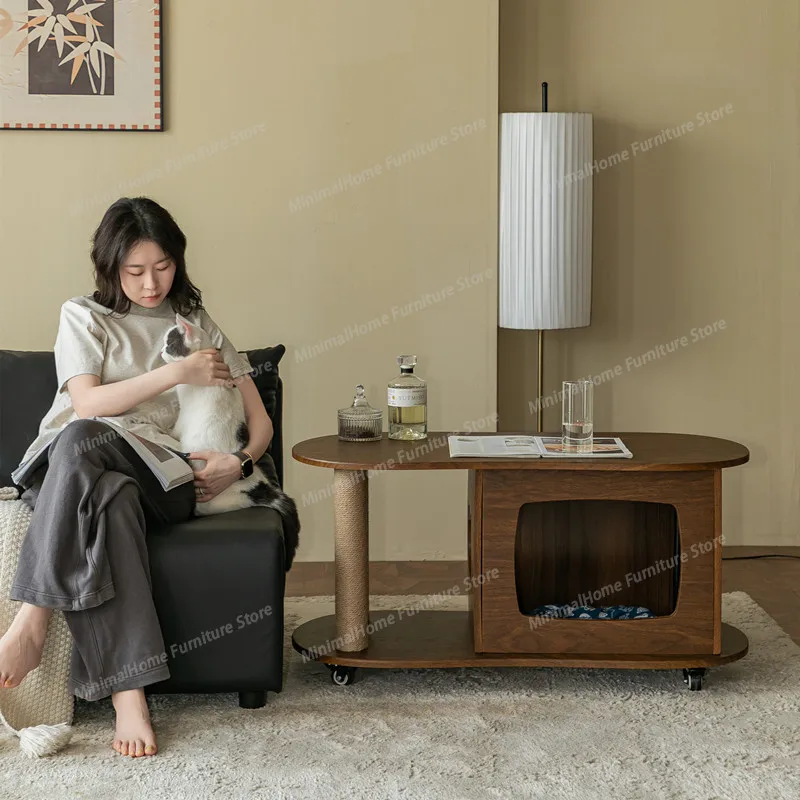 Bedside Table Balcony Coffee Tables Mobile Homestay Study Room Sofa Coffee Tables Bedroom Density Board Furniture Столик MHCJ