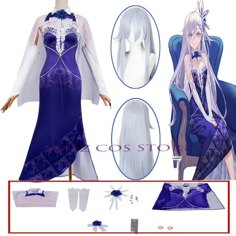 

Anniversary Lena Cosplay Costume Anime 86 Vladilena Milize Cosplay Dress Uniform Wig Set Halloween Party Outfit for Women Girl