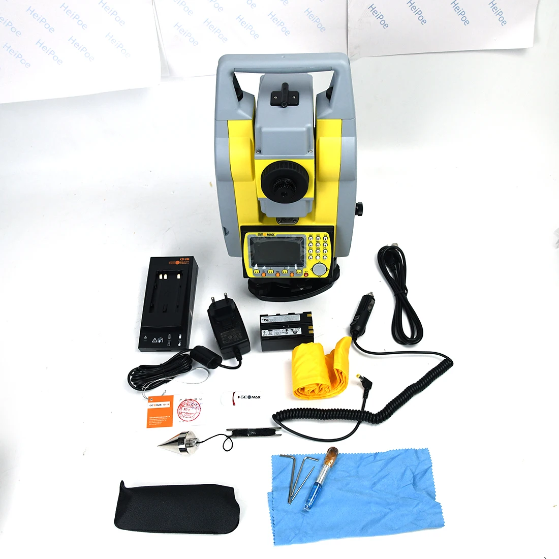 Geomax ZT80A4 Vermessungsausrüstung 400 m reflektorlose Totalstation mit Windows CE-Betriebssystem