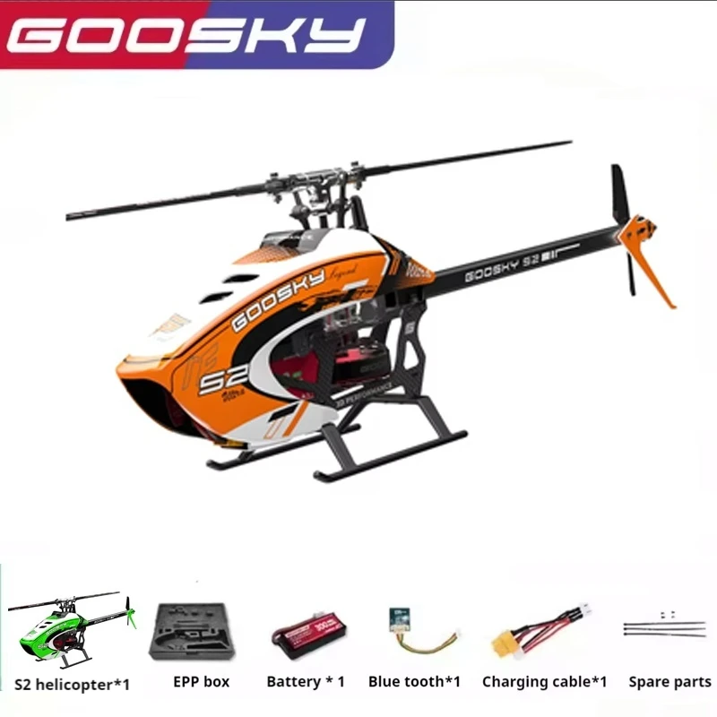 

Goosky New S2 Ultra Model Airplane Six-Channel 3D Remote Control Stunt Helicopter Professional Remote Control Airplane Model Toy