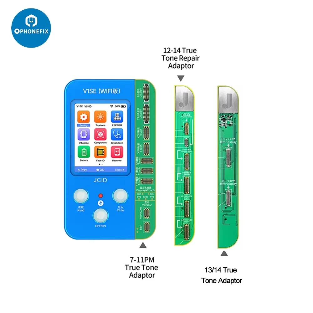 JCID V1SE Programmer Screen Sensitization Converter for IPhone 7 8 X 11 12 13 14 15 Pro Max LCD True Tone Original Color Repair