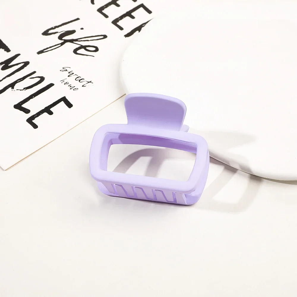 New small square hairpin, 5cm, simple and versatile, grab clip, back of the head, hair shark clip, women's hair accessories