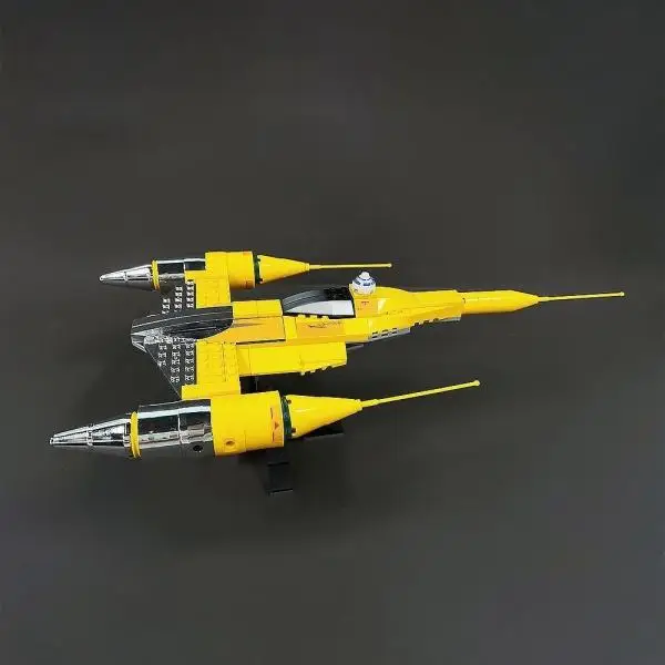 Bloques de Construcción Naboo Starfighter 10026-1, Serie de Películas, Arquitectura, Juguete Educativo para Niños y Adultos, 188 Piezas
