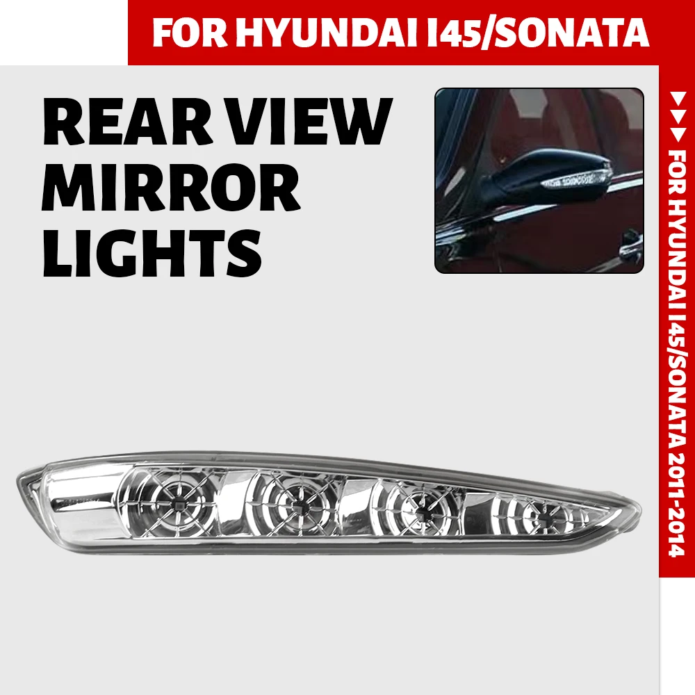 

For Hyundai Sonata 2011 2012 2013 2014 Led Rearview Mirror Light Turn Signal Marker Blinker Lamp 876133S000 876233S000