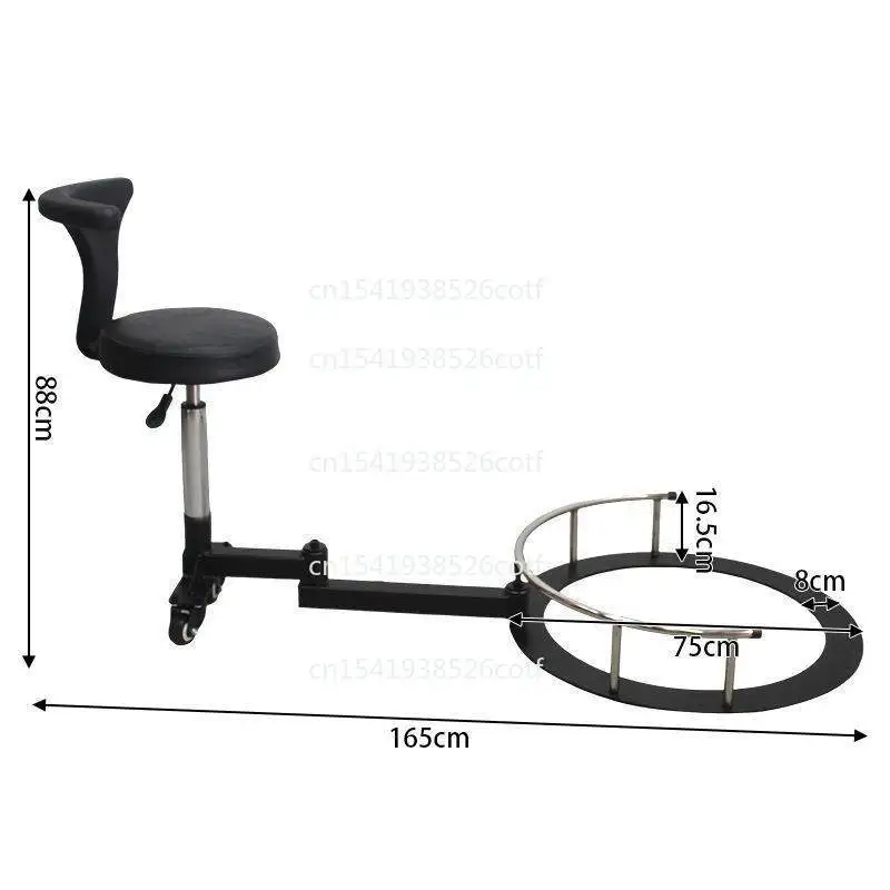 Multifunctional adjustable rotating technician stool hairdressing stool