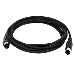 MIDI DIN 5PIN kabel męski do męskiego MIDI 5 Pin DIN wtyczka do 5 Pin DIN rozszerzenie Audio męski kabel din-5pin M/M Adapter do kabla 1m/1.5m