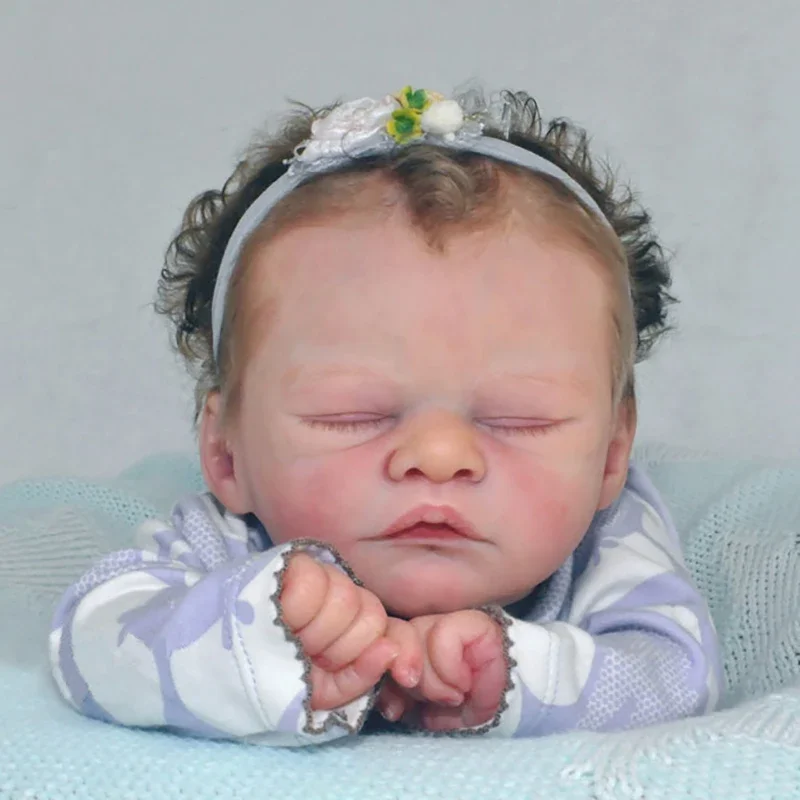 

19Inch Unfinished Reborn Doll Kit Jonah Soft Unpainted DIY Doll Parts with Body Handmade Bebe Kit Reborn Juguetes Para Niños