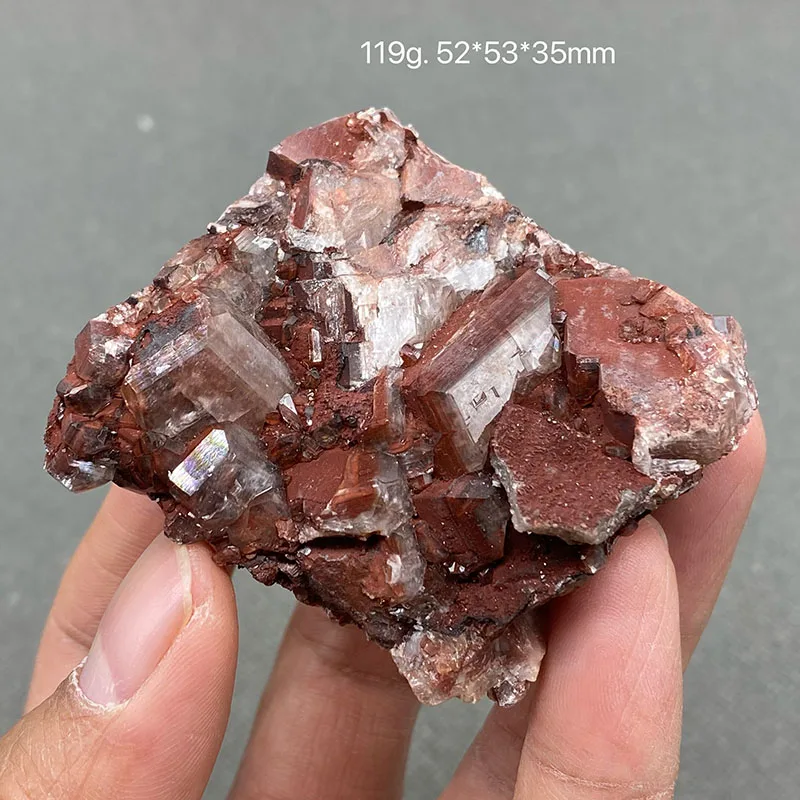 100% natural chocolate color calcite secondary crystallized raw stone mineral specimen healing crystal  Chenzhou, Hunan, China