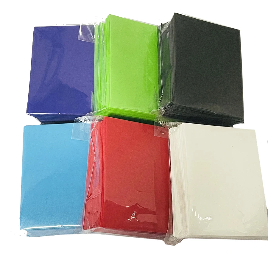 Sharkbang New Arrival 100pcs/Lot Holo Card Sleeves 66x91mm Laser Kpop Holders For Postcards Films Game Cards Photocard Protector view 2