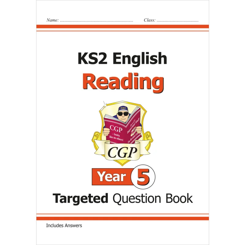 

KS2 English Targeted Question Book Reading Year 5 CGP Books Coordination Group Publications 9781789083583 Book
